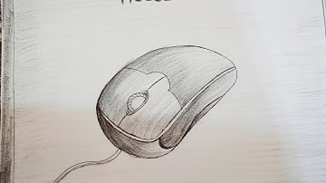 How to draw computer mouse from Cuboid (Input devices part 1 )