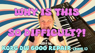 Reviving a Korg DW-6000 (Part 1)