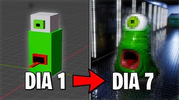 HICE UN JUEGO DE TERROR EN 7 DIAS