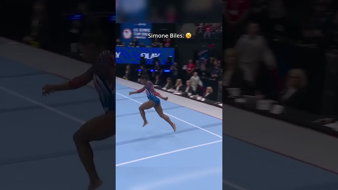 Remember Simone Is Over A Foot Shorter Too Gymnastics Ronaldo Simonebiles Jump
