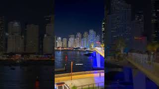 Marina bridge night view ? dubai ?????? || United Arab Emirates shortvideo sorts marina dubai