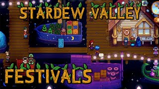 Night Market | Stardew Valley Festival
This festival takes place on Winter 15-17. The festival features a number of vendors, a submarine from which you can catch unique fish, and a Mermaid Show. Solving the puzzle from Secret Note 15 awards a pearl.
This festival incorporates content from mods that add more NPCs, notably: Stardew Valley Expanded, Ridgeside Village, and East Scarp.
Stardew Valley Expanded ► https://www.nexusmods.com/stardewvalley/mods/3753
Ridgeside Village ► https://www.nexusmods.com/stardewvalley/mods/7286
East Scarp ► https://www.nexusmods.com/stardewvalley/mods/5787
► Patreon | https://www.patreon.com/AmmiO
► Twitter | https://twitter.com/AmmiObejas
► Twitch | https://www.twitch.tv/ammio
► 2nd Channel | https://www.youtube.com/@AmmiO2
► VOD Channel | https://www.youtube.com/@AmmiOVods Night Market | Stardew Valley Festival