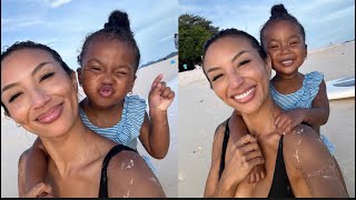 Jeannie Mai shows off her daughter Monaco’s bilingual skills