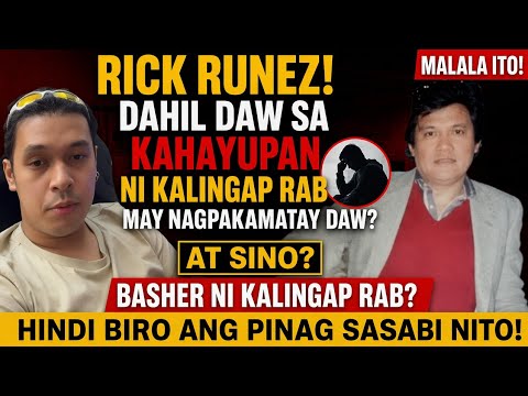 RICK RUNEZ BASHER NI KALINGAP RAB! HALANG ANG BITUKA AT MAY LAHING DEMONYO! MALALANG FAKE NEWS!