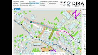 Dira ProSuite - Reshape of Line Features - EDIT TOOL: Advanced Reshape