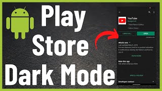How to Turn on Dark Mode on Play Store on Android - Play Store Dark Mode (2022) screenshot 4