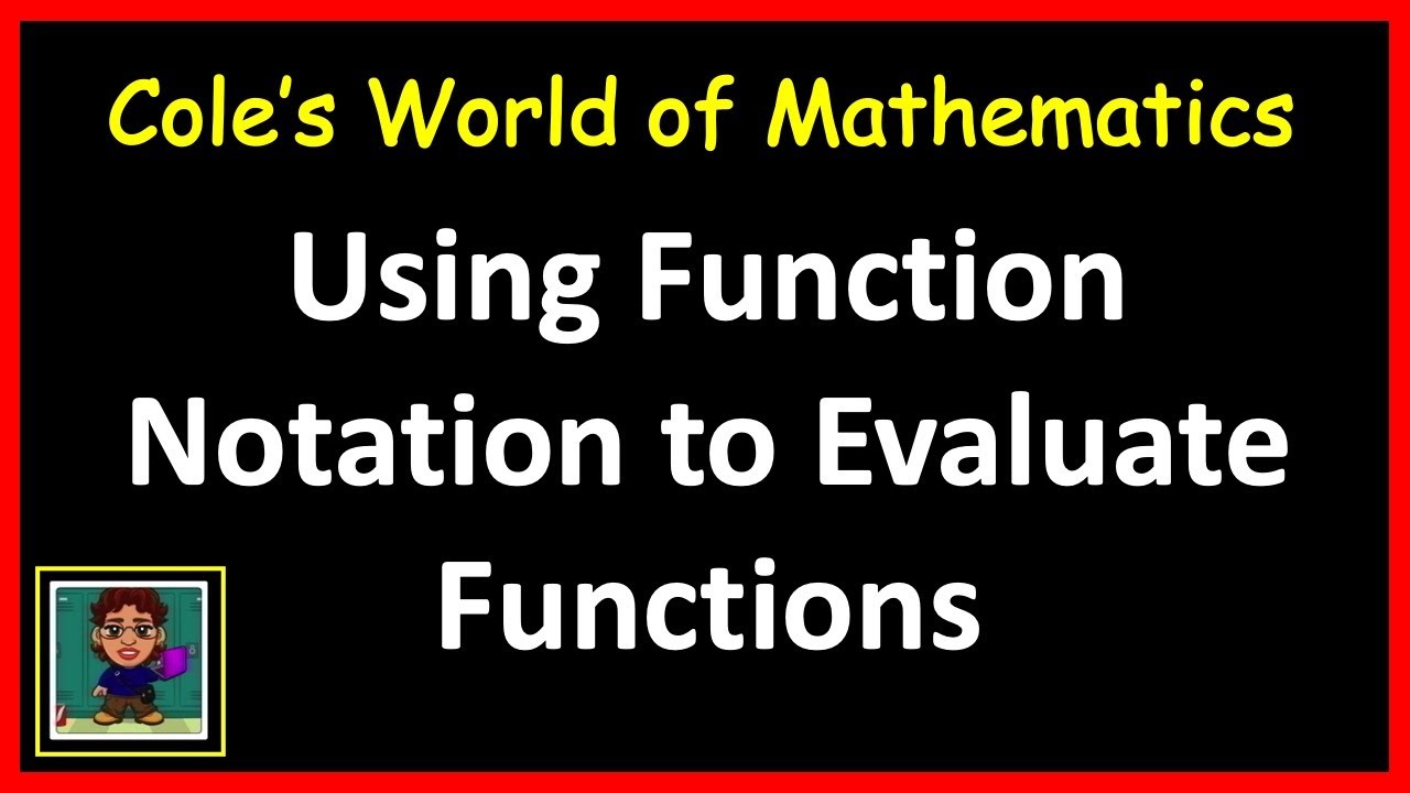 Using Function Notation to Evaluate Functions in Algebra 1 and College ...