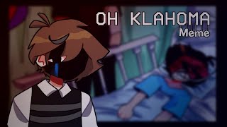 (FnaF) - Oh klahoma || Meme || ⚠️Blood Resimi