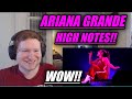 11 Times Ariana Grande Attempted Her HARDEST High Notes (REACTION!!!)