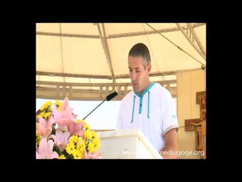 Testimonio de Marion Buick durante el Festival de la Juventud 2012 en Medjugorje