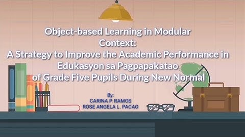 OBJECT-BASED LEARNING IN MODULAR CONTEXT: A STRATEGY TO IMPROVE THE  ACADEMIC PERFORMANCE