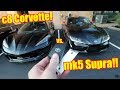 THIS is my c8 Corvette spec ft. my Toyota Supra!