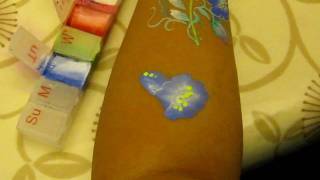 Facebody Painting Foxgloves Tutorial