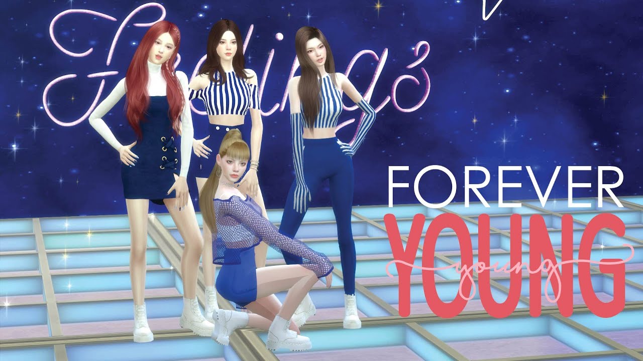 The Sims 4 Forever Young Blackpink Cover Dance YouTube