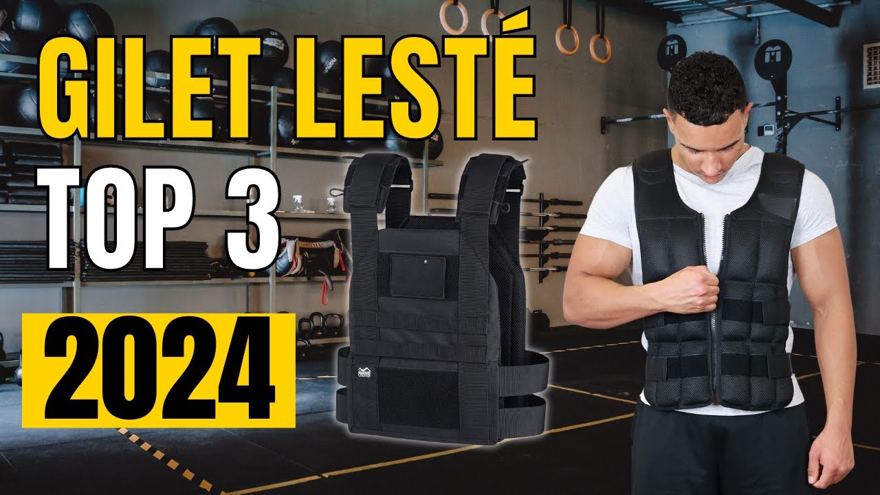 Gilet Lesté APEXUP Homme 30 Lbs (13,6 Kg) - Musculation - Noir