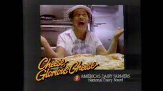 1986 America's Dairy Farmers "Cheese, Glorius Cheese - Pizza" TV Commercial