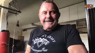 Kane Hodder gets clotheslined by Paula Abdul #Astronomiconversations
