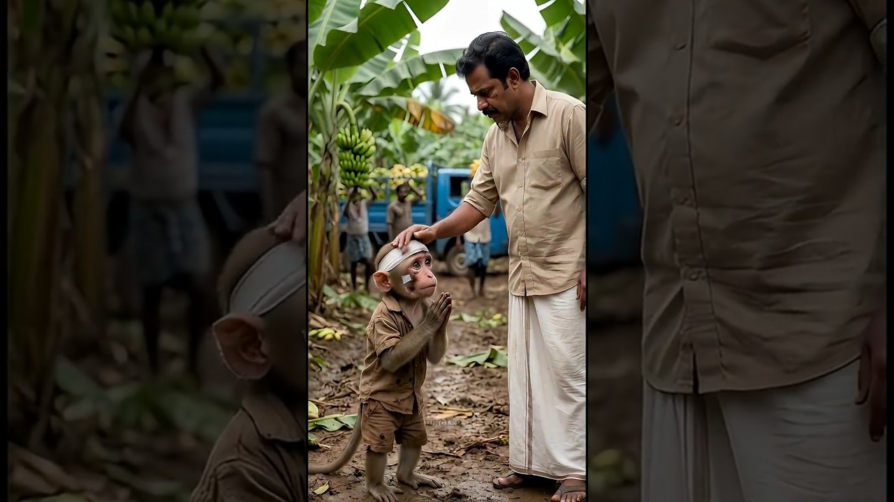 This Baby Monkey Teaches Humanity🥺|True Lesson of Kindness|
