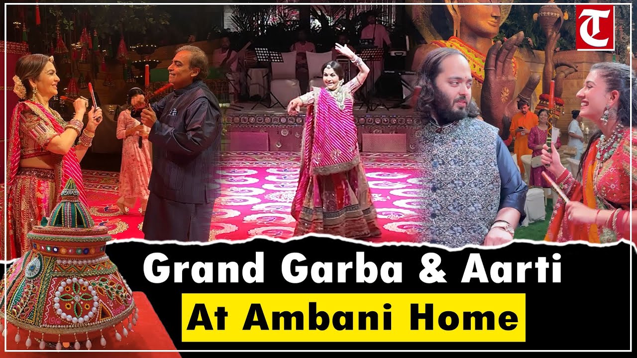 Ambani Family’s Grand Navratri Celebration: Garba, Aarti & Nita Ambani’s Soulful Tribute