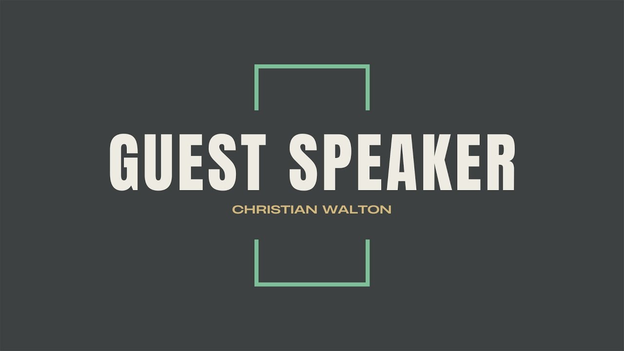 Guest Speaker: Christian Walton | FTC Urbana