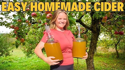 How To Make Cider From Fresh Apples - Step-By-Step Guide - Beginner Friendly 