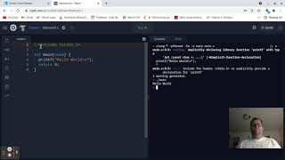 Hello World in C