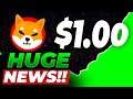 VERY BIG NEWS FOR SHIBA! | This Info Gets You To RETIRE EARLY!!