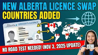 NEW Alberta Licence Swap Countries (Nov 3, 2025 Update) — No Road Test Needed!