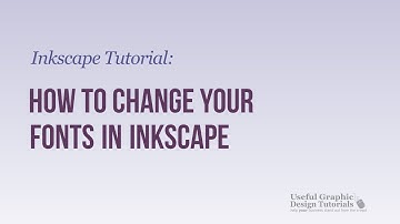 How to Change Fonts Quickly in Inkscape