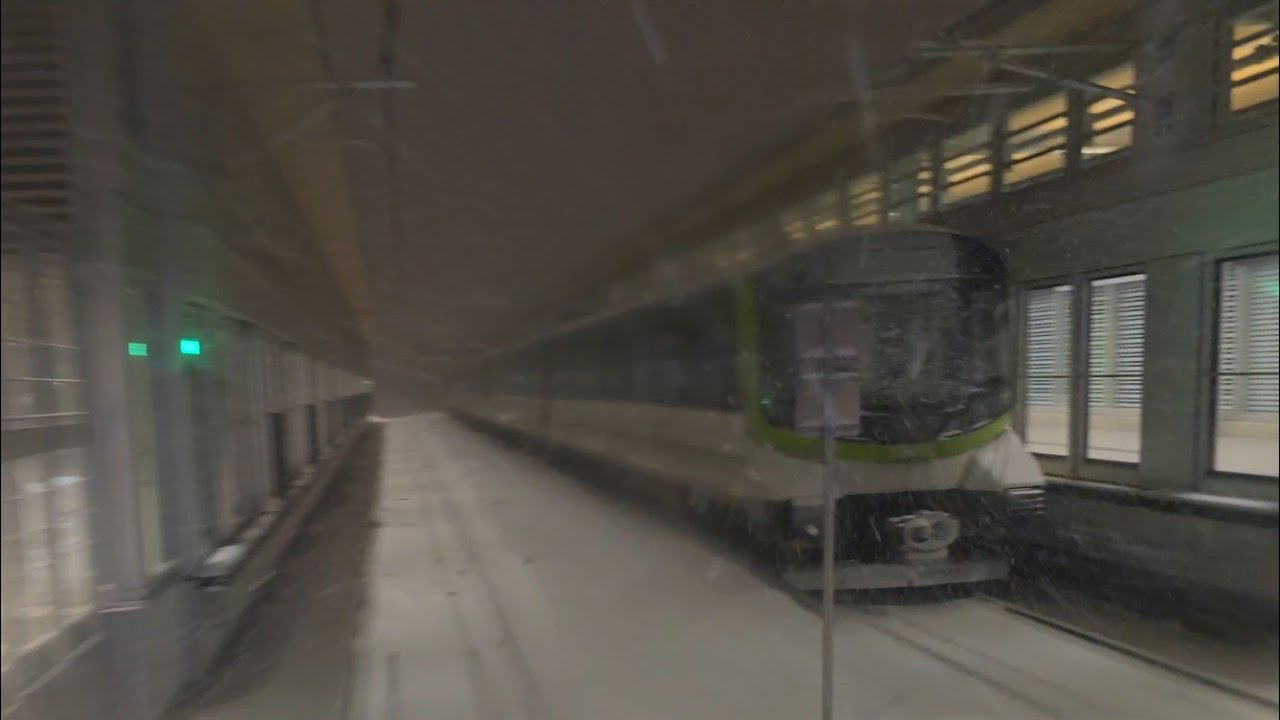 ⚠️ RARE: REM train ride on the opposite track as a result of a service disruption 🛤️ February 2026