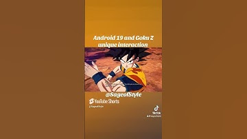 Android 19 and Goku Z unique interaction #dragonball #dragonballz #dragonballsparkingzero #shorts