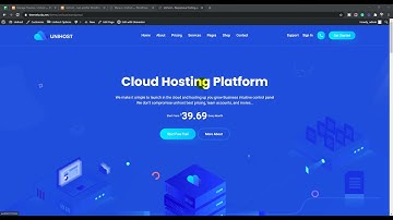 Theme Overview - "Unihost | Multipurpose Hosting WordPress Theme"