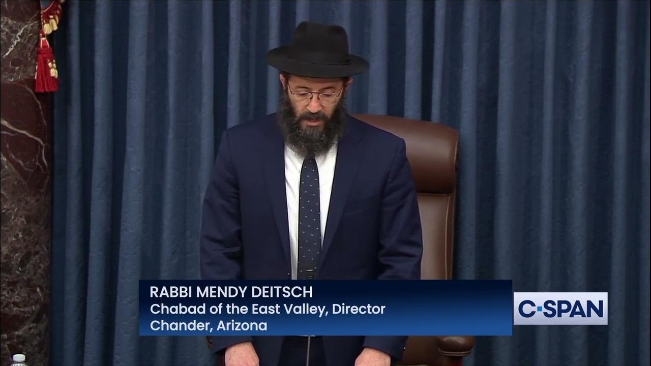 Rabbi Mendy Deitsch Chabad East Valley Chandler Arizona Senate prayer