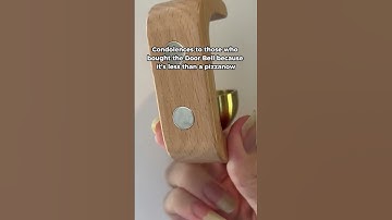 Magnetic Door Chime Perfect for Renters #doorchime #magneticdoorbell