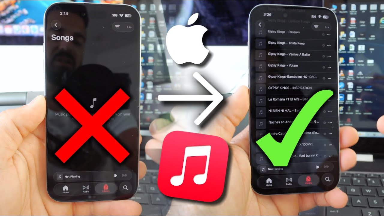 Как перенести музыку с Mac на iPhone Air