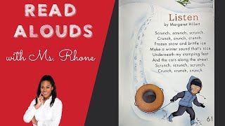 Listen  by: Margaret Hllert | Poem | ReadyGen Unit 3| Kindergarten