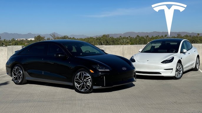 Hyundai Ioniq 6 vs Tesla Model 3 Comparison - YouTube