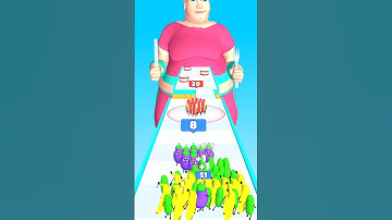 Good Mood Food Run🏃💨 Level 36 3D Game🎮 Epic Funny😝 Gameplay #games #shortsfeed #funny #viral #shorts