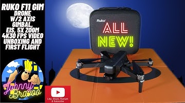 The New Ruko F11 GIM Drone w/2 Axis Gimbal, EIS, 5x Zoom -  4K30FPS Video Unboxing and First Flight