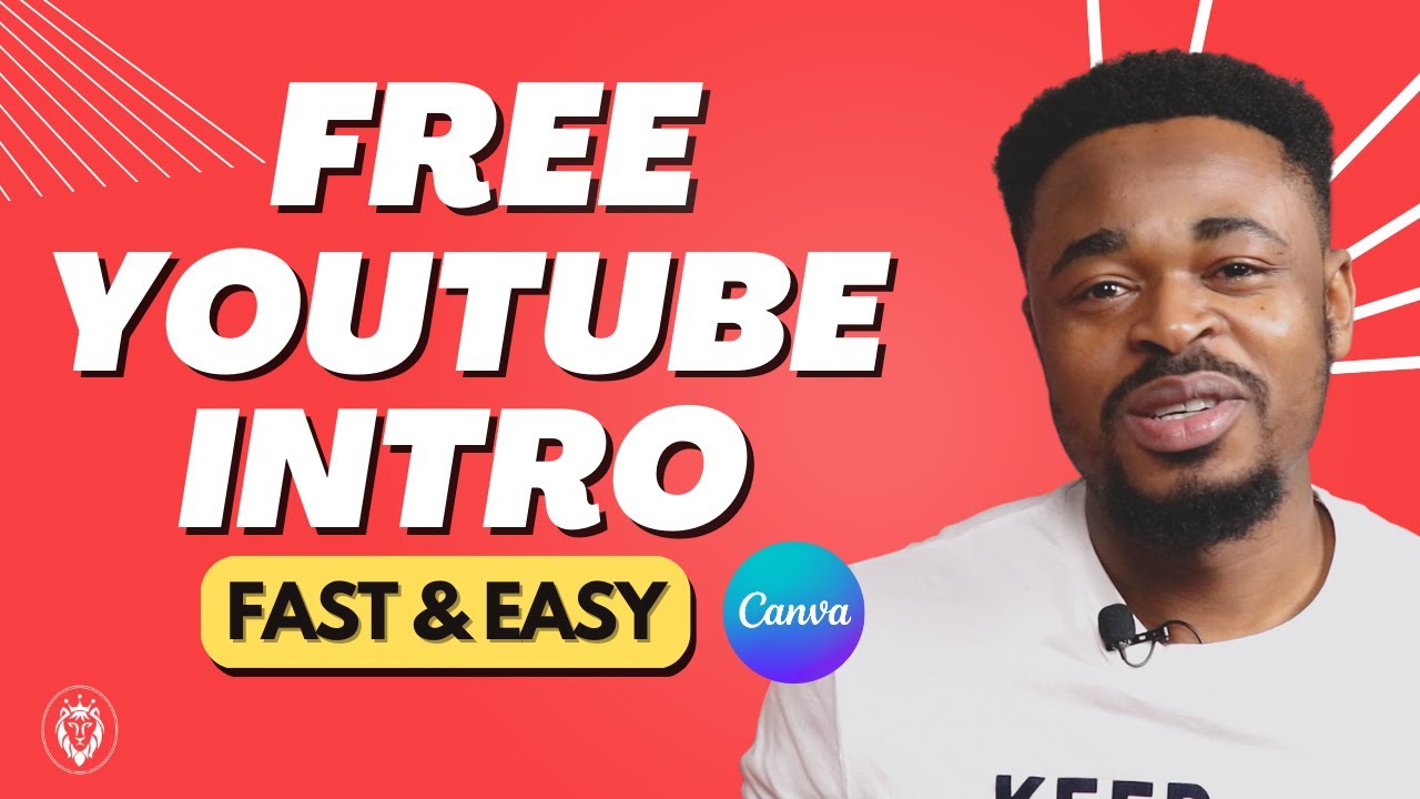 HOW To MAKE An INTRO For YouTube VIDEOS With Canva | Fast, FREE & EASY