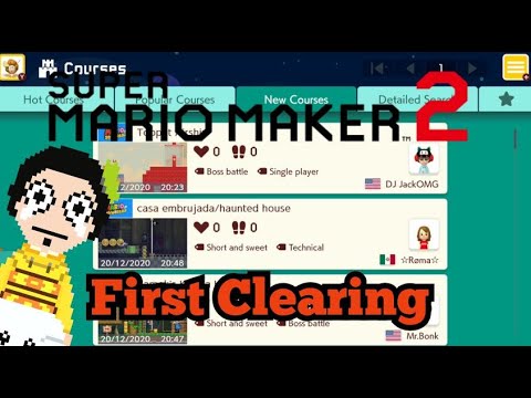 Super Mario Maker 2 First Clearing - YouTube
