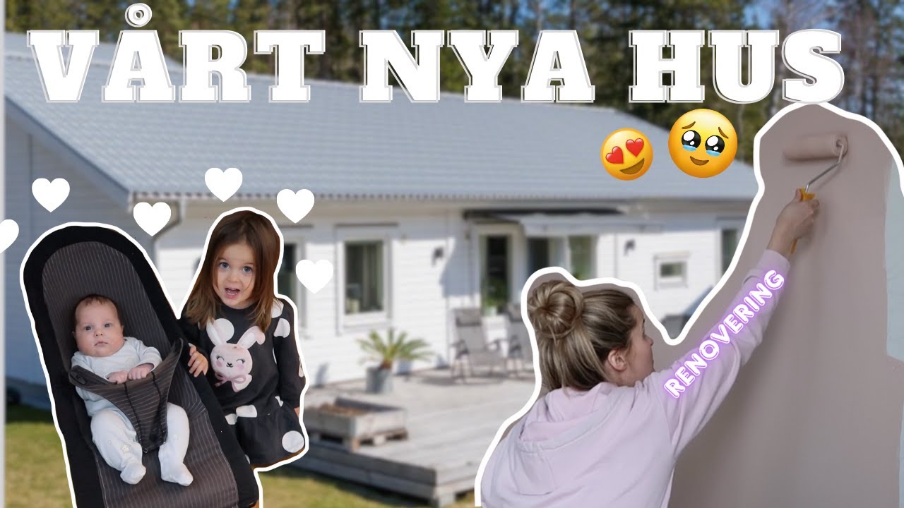 FLYTTAR IN I VÅRT NYA DRÖMHUS?!