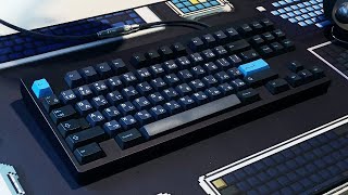 Mode 80 with Lubed & Filmed Lavenders on POM Plate - KBDfans Switchpads - Typing Test