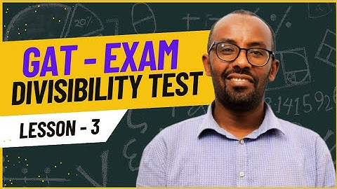 GAT Exam || Divisibility test: Lesson-3 @marvel_tutorial