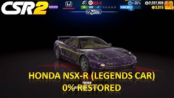 [*/\*] CSR Racing 2 - Honda NSX-R (T4) (Legends Car)