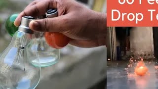 Unbreakable ! Dropping Light Bulbs Test - SLOW MOTION | कमाल है! Crazy ABC