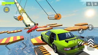 flying Car Robot shooting game video Car stunt game real 3d car robot shooting game #cars screenshot 5