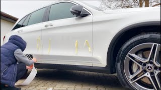 Auto Body Tuning / Selbst Aufkleber  Seitenaufkleber Sticker Trockenmontage