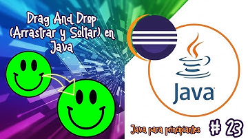Slepen en neerzetten in Java | Java Eclipse #tutorials #java