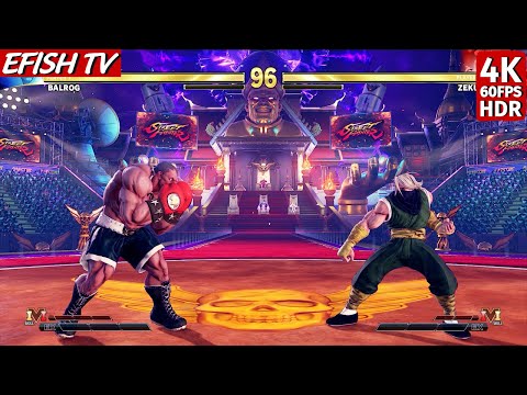 Balrog vs Zeku (Hardest AI) - Street Fighter V
